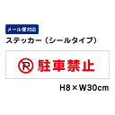 駐車禁止 ピクト表示 /H8×W30cm ステッカー 看板ステッカー 商品番号：ATT-101sty