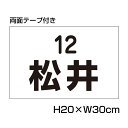 【両面テープ付き】 駐車場 看板 名前表示 プレート【サイズ:H200×W300ミリ】●リピート多数!駐車場名札 名札プレート ネームプレート 社名プレート 社名や店舗名もOK! CN-6-2-r