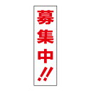 お手軽!注意ステッカー【募集中!!】H35×W10cm OP-20STT