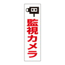 お手軽!注意ステッカー【監視カメラ】H35×W10cm 防犯ステッカー OP-40STT