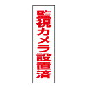 お手軽!注意ステッカー【監視カメラ設置済】H35×W10cm OP-4STT