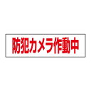 お手軽!注意ステッカー【防犯カメラ作動中】 H10×W35cm 防犯ステッカー OP-54STY