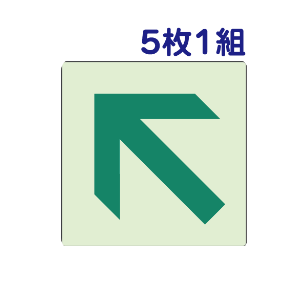 ●サイズ：100×100mm ●材質：蓄光ステッカー ※5枚1セットでの販売となっております。