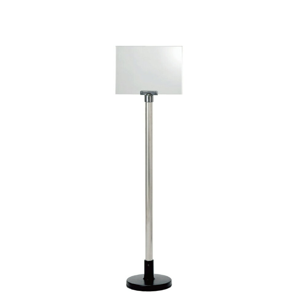 Rakuten - 【期間限定P10倍】 ▼サインボードスタンド 透明板 H1100mm/ A4サイズ用紙が入りますタテにも表示可能 /立て看板/スタンド看板/ 867-626