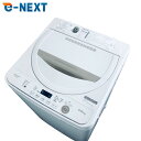 【中古】 【お買い物マラソン 5/9-5/16★P10倍】 【自社配送エリア内限定】 シャープ SHARP 洗濯機 2021年製 全自動洗濯機 4.5kg べー...