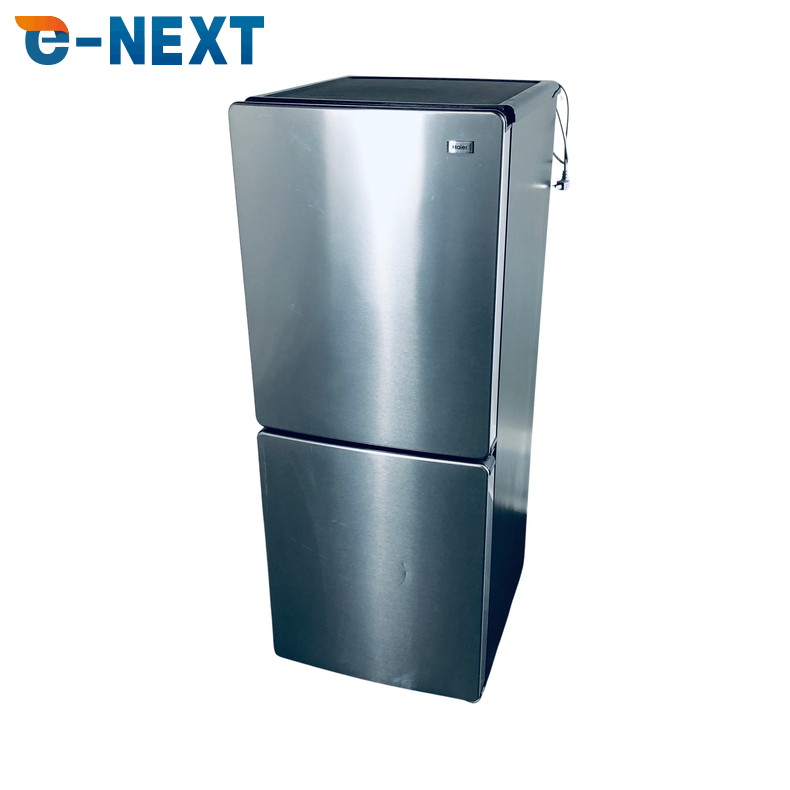 【中古】 【自社配送エリア内限定】 ハイアール Haier 冷蔵庫 2021年製 2ドア 148L シルバー ファン式 右開き JR-XP2NF148F 一人暮らし 大きめ 奥行60cm以下 送料無料 設置無料 地域限定 埼玉 東京 千葉 神奈川 RANK_B