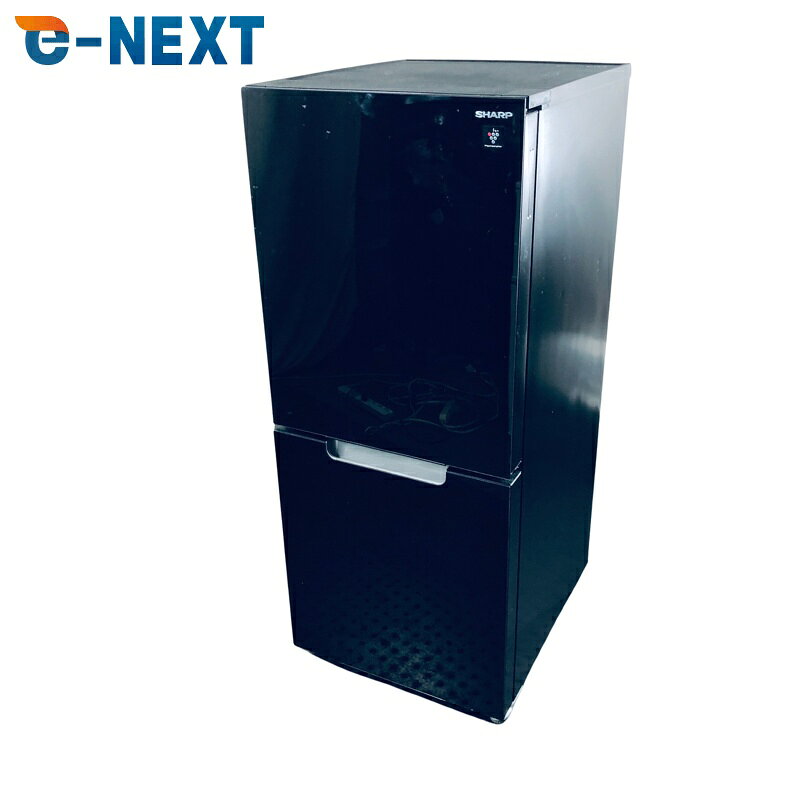 SHARP - 【中古】 【自社配送エリア内限定】 シャープ SHARP 冷蔵庫 2021年製 2ドア 152L ピュアブラック ファン式 両方開き SJ-GD15G-B 一人暮らし 大きめ 奥行60cm以下 送料無料 設置無料 地域限定 埼玉 東京 千葉 神奈川 RANK_B