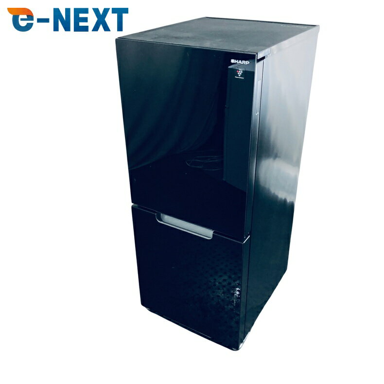 【中古】 【自社配送エリア内限定】 シャープ SHARP 冷蔵庫 2021年製 2ドア 152L ピュアブラック ファン式 両方開き SJ-GD15G-B 一人暮らし 大きめ 奥行60cm以下 送料無料 設置無料 地域限定 埼玉 東京 千葉 神奈川 RANK_B
