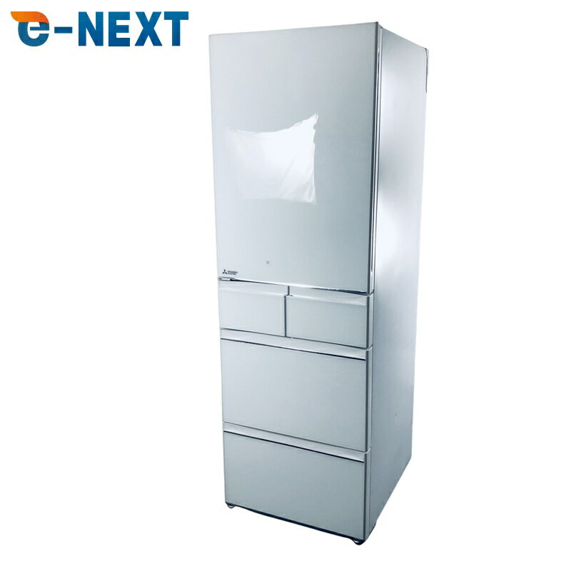 ~99 L（Personal） - 【中古】 【自社配送エリア内限定】 三菱 MITSUBISHI 冷蔵庫 2019年製 5ドア 451L クリスタルピュアホワイト ファン式 左開き MR-MB45EL-W1 ファミリー 大型 400L以上 送料無料 設置無料 地域限定 埼玉 東京 千葉 神奈川 RANK_B