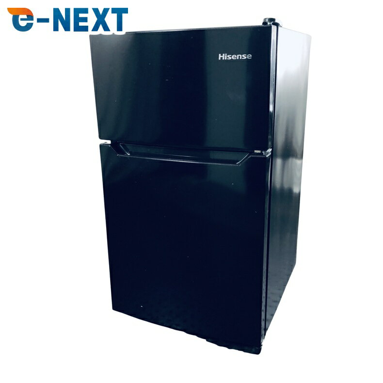 【中古】 【自社配送エリア内限定】 ハイセンス Hisense 冷蔵庫 2022年製 2ドア 93L ブラック 直冷式 右開き HR-B9501B 一人暮らし 奥行60cm以下 送料無料 設置無料 地域限定 埼玉 東京 千葉 神奈川 RANK_B
