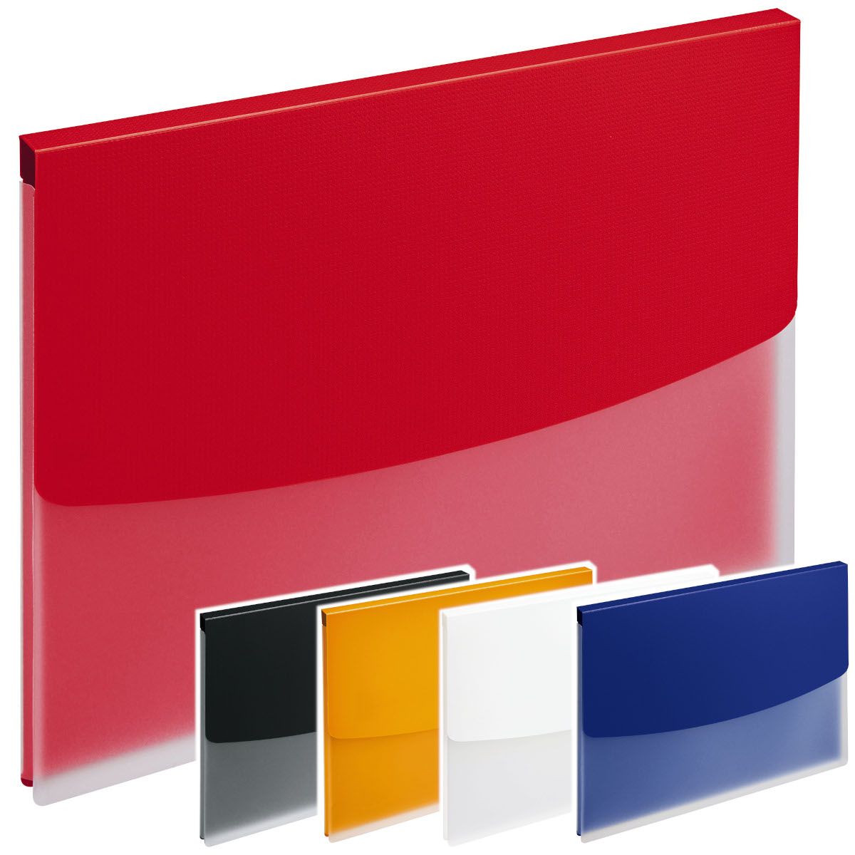 ライオン事務器 BiZiCAL(ビジカル) ホルダーファイル フタ付き ヨコ型 PH-12BF 全5色【ファイル 整理 整頓 バッグイン フォルダー レッド ブ...