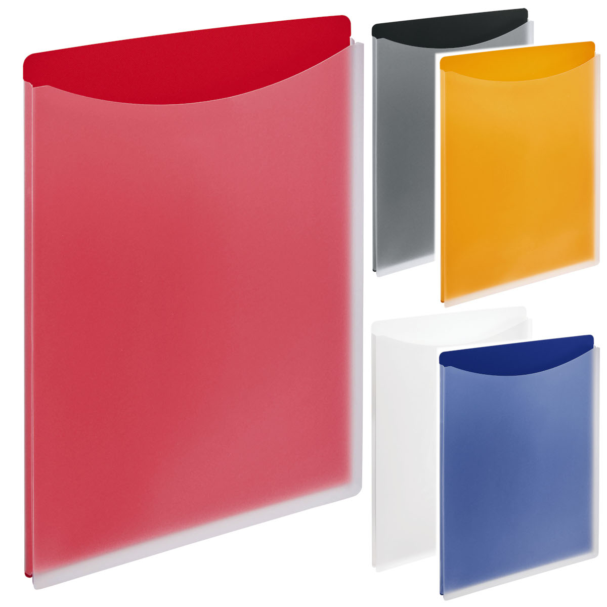 ライオン事務器 BiZiCAL(ビジカル) ホルダーファイル フタ無し タテ型 PH-13B 全5色【ファイル 整理 整頓 バッグイン フォルダー レッド ブル...