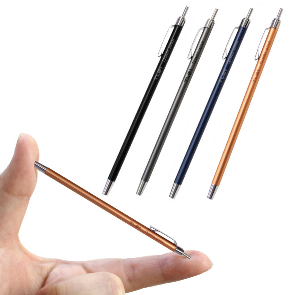 OHTO ( オート ) とっても小さなボールペン TL01 ノック式 油性 ボール径 0.5mm ホルダー付き 全4色 日本製 ペン 超軽量 ミニ 最小級 細い 細身 超極細 スリム 小さい コンパクト ノックタイプ 持ち運び 財布に 名刺入れに いざという時 便利 ギフト プレゼント