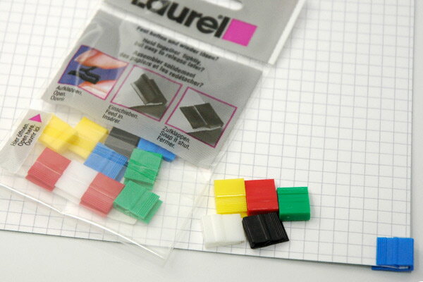 ドイツ LAUREL コーナークリップ ZACKO(ザッコ) 11mm 10個入り 2844-95 ローレル 文房具 文具 デザイン おしゃれ ステーショナリー...