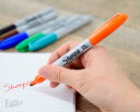 アメリカ発の油性ペン シャーピー F ＜ベーシックカラー＞ 中字 1mm Sharpie ファインポイント 文房具 かわいい デザイン プレゼント ギフト 女 男 子供 学生 輸入 海外 ペン マーカー 筆記具