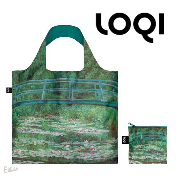 LOQI クロード・モネ エコバッグ MUSEUM Collection Monet Japanese Footbridge,1899 Recycled Bag