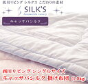 西川リビング シングルサイズ キャッサバシルク 掛け布団(1.0kg)