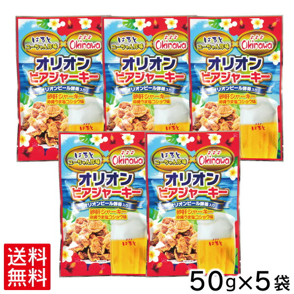 オリオンビアジャーキー 50g×5袋 【レターパック送料無料】