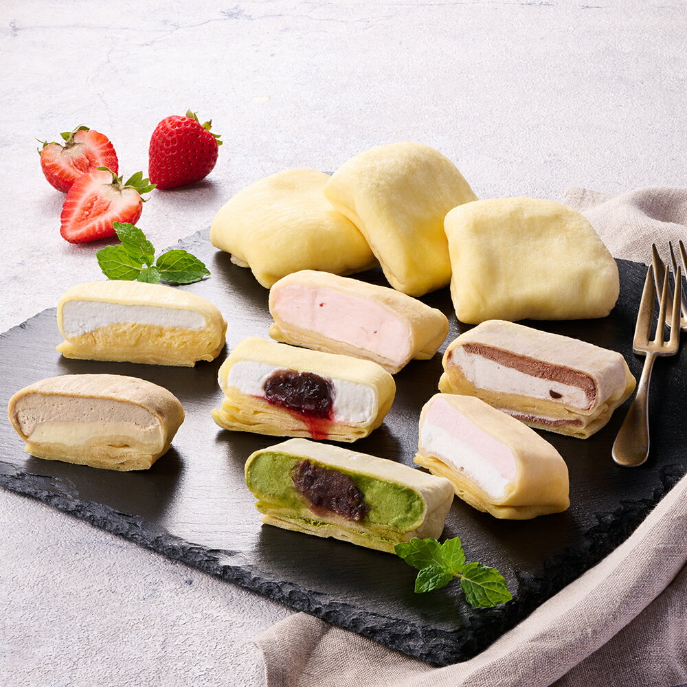 【御歳暮のし対応可】 和田又 7種の手包みもちっとクレープ 10個 | 御歳暮 お歳暮 ギフト 熨斗 プレゼント 手土産 お返し お礼 お取り寄せ 冬ギフト 贈答品 帰省土産 帰省 クリスマス おもたせ 手持ち お正月食材 年末のサムネイル