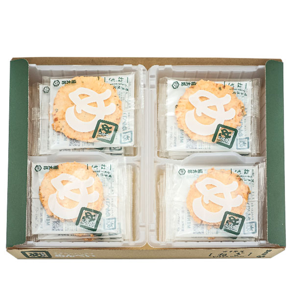 めんべい ねぎ（大） 2枚×16袋入 福太郎【福岡 お土産】｜福岡 お土産 めんべい 煎餅 せんべい おせんべい ネギ 葱 九州 博多 福岡土産 手土産 おみやげ お取り寄せ お菓子 ギフト 帰省土産 贈り物 お取り寄せグルメ e-omiyage-10077760 JTB 世界のおみやげ屋さん サンプル画像3