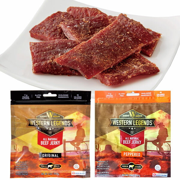 アメリカ ビーフジャーキー 2種4パックセット【アメリカ お土産】｜ジャーキー アメリカ土産 おみやげ 輸入のサムネイル