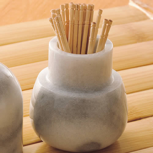 大理石 ようじ立て