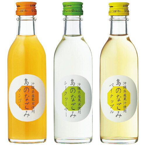 島のなごみミニセット 100ml×3本（マンゴー、シークワーサー、パイナップル）【沖縄 お土産】｜沖縄土産 沖縄お土産 リキュール 南都酒造所 沖縄食品 帰省土産 お取り寄せ 手土産 贈り物 ギフト