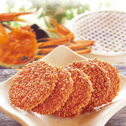 焼きかにせんべい