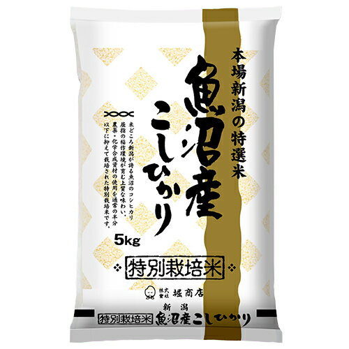 堀商店 令和5年産特別栽培米 魚沼産コシヒカリ5kg｜お取り寄せ つきたて