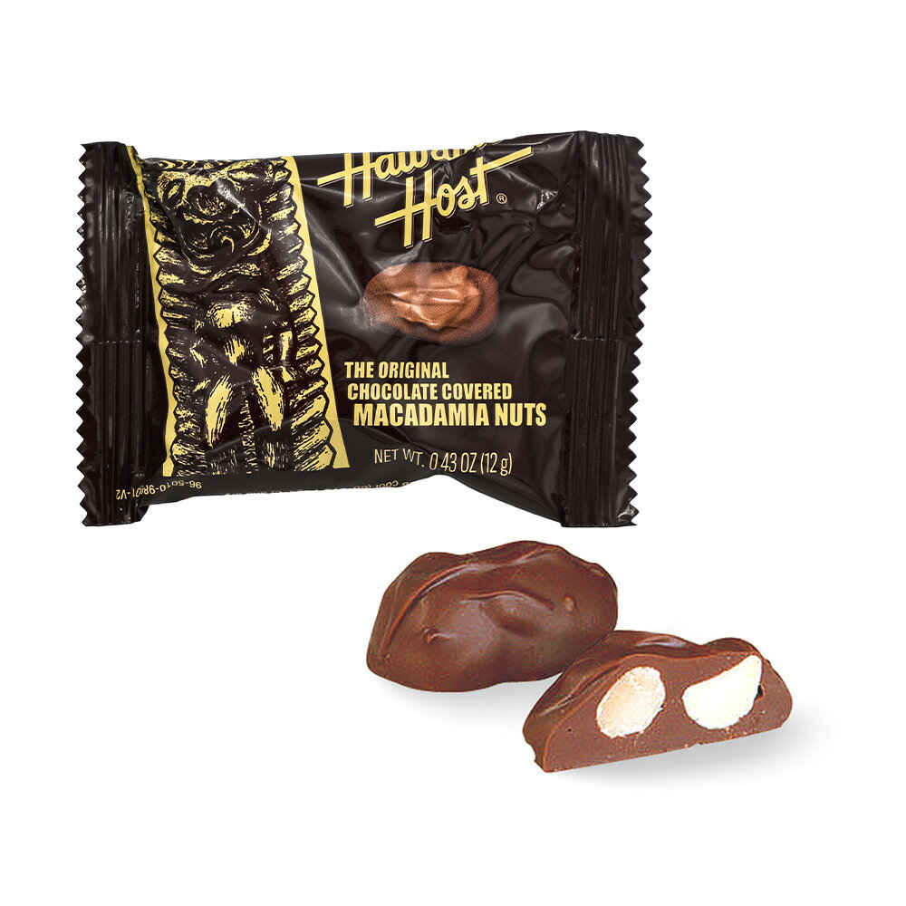 ハワイアンホースト Hawaiian Host マカダミアナッツチョコTIKI スタンドバッグ9粒...