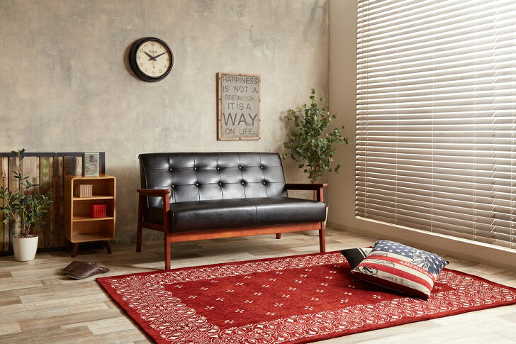 樂天商城 - RETRO オリジナル 2人掛けソファ 2P 2人 ソファ 北欧 リビング おしゃれ 大型 ソファベッド【送料無料】