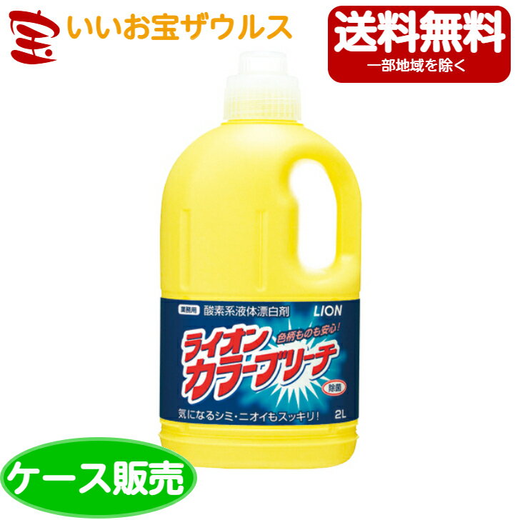ライオンハイジーン 業務用 カラーブリーチ 2L×6本[ケース販売・メーカー段ボール・まとめ買い]送料無..