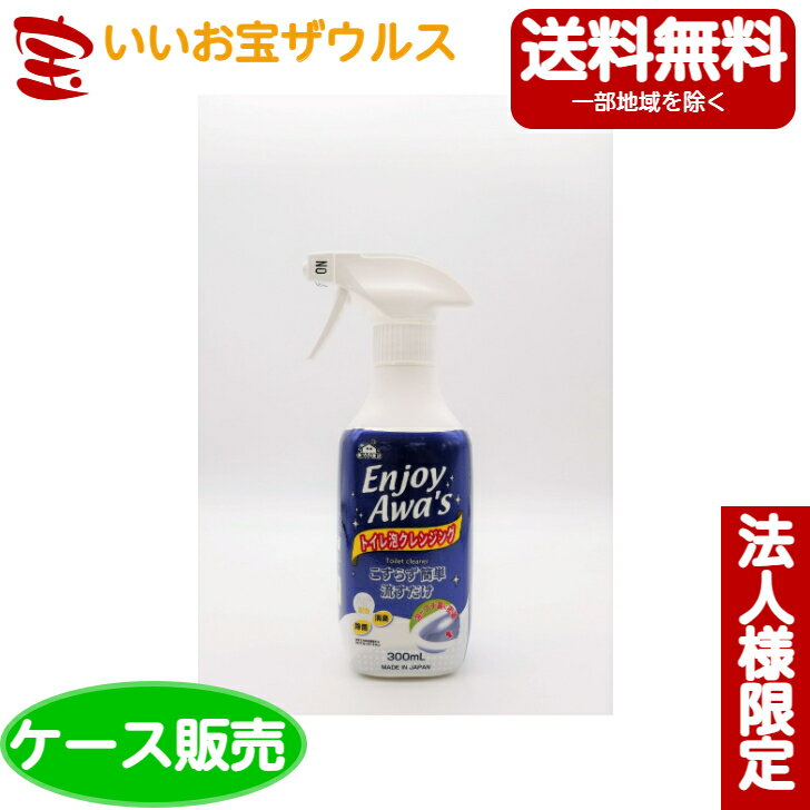 【送料無料・法人限定】ロケット石鹸 トイレ泡クレンジング 300ml×20個[法人限定・ケース販売・メーカー段ボール・まとめ買い]送料無料(一部地域除く)