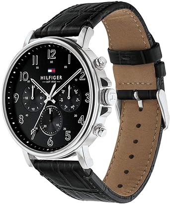 TOMMY HILFIGER トミーヒルフィガー 腕時計 1710381 マルチファンクション ブラック メンズ【並行輸入品】