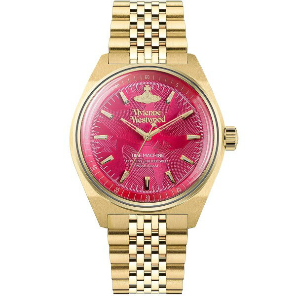 ヴィヴィアンウエストウッド Vivienne Westwood ヴィヴィアンウエストウッド SS23 Lady Sydenham VV251RRGD 39mm レディース レッド ゴールド【オリジナル紙袋付き】【並行輸入品】