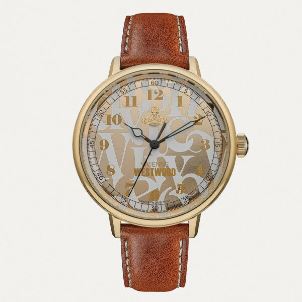 Vivienne Westwood ヴィヴィアンウエストウッド 腕時計 VV299GDBR レディース メンズ ユニセックス ブラウン【並行輸入品】