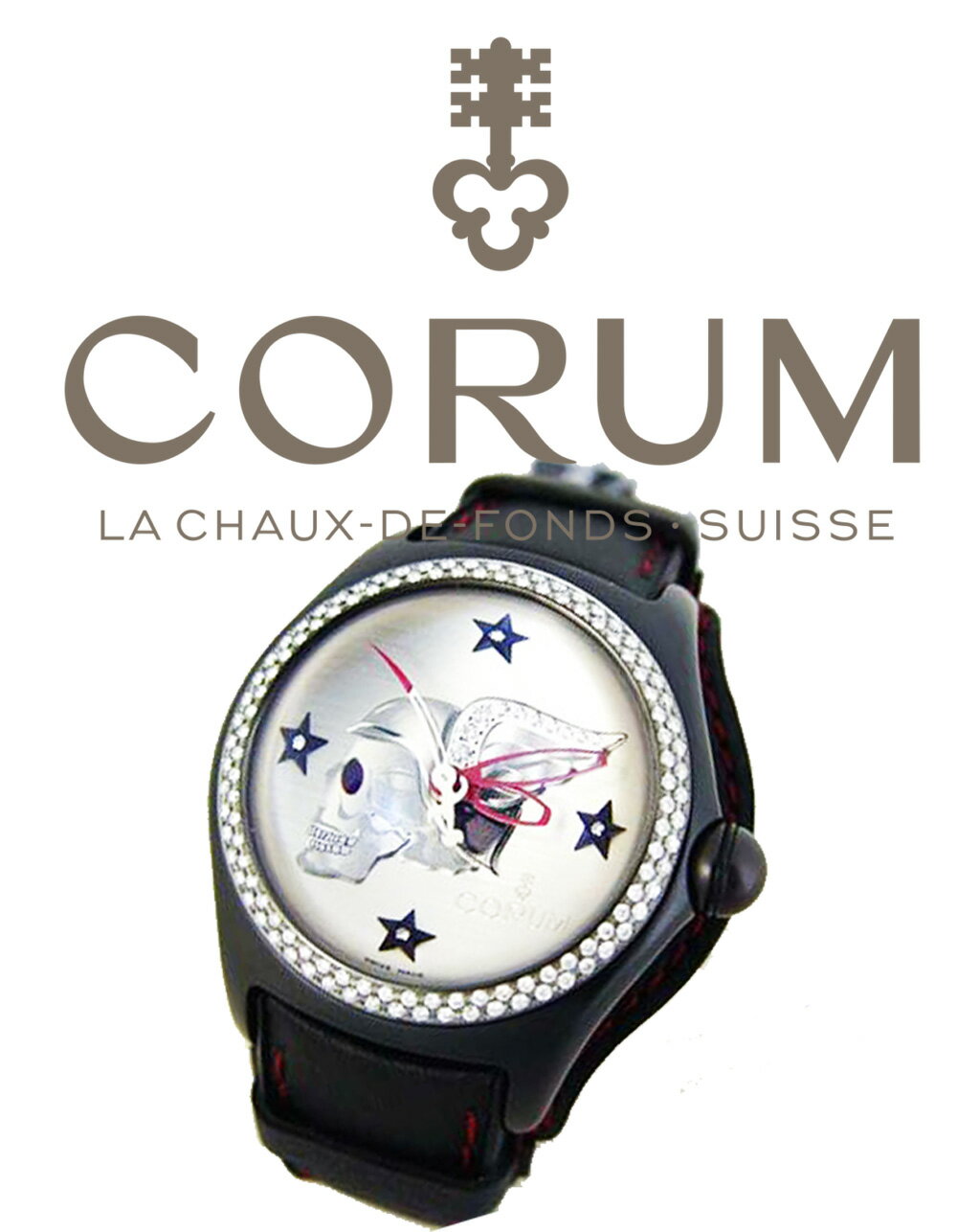 コルム CORUM コルム 腕時計 Bubble Night Flier with Diamonds 082.157.97/F721 メンズ