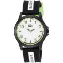 ラコステ LACOSTE 腕時計 キッズ レディース 2020141 クォーツ ブラック ラバーバンド【並行輸入品】