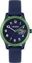 ラコステ LACOSTE 腕時計 キッズ レディース 2030037 クォーツ ネイビー/グリーン ラバーバンド【並行輸入品】