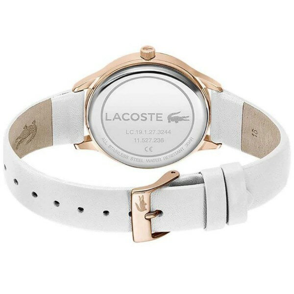 ラコステ LACOSTE 腕時計 レディース 2001169 クォーツ ホワイトレザー【並行輸入品】