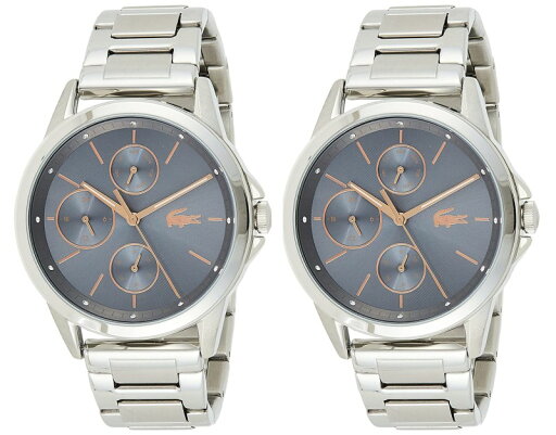 【ペアボックス付】 LACOSTE ペアウォッチ レディース 腕時計 2001112 ペア ラコステ 2本セット クオーツ【並行輸入品】