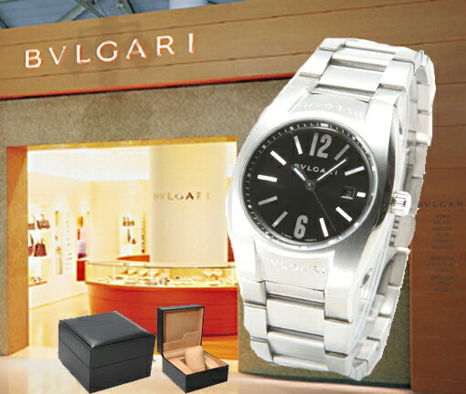 エルゴン BVLGARI ブルガリ 腕時計 エルゴン ブラック EG30BSSD レディース