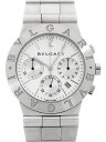 BVLGARI (ブルガリ) 腕時計 CH35WSSD ディアゴノ クロノグラフ ホワイト メンズ 腕時計