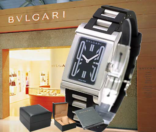 レッタンゴロ BVLGARI ブルガリ 腕時計 レッタンゴロ ラバーブレス RT39SV レディース-新品