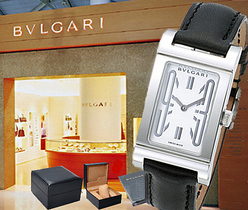 レッタンゴロ BVLGARI ブルガリ レッタンゴロ RT39SL ホワイト レディース 腕時計-新品