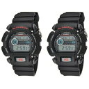 CASIO カシオ G-SHOCK G-ショック DW-9052-1VDR＆DW-9052-1VDR 海外モデル 腕時計 ペアウォッチ【並行輸入品】