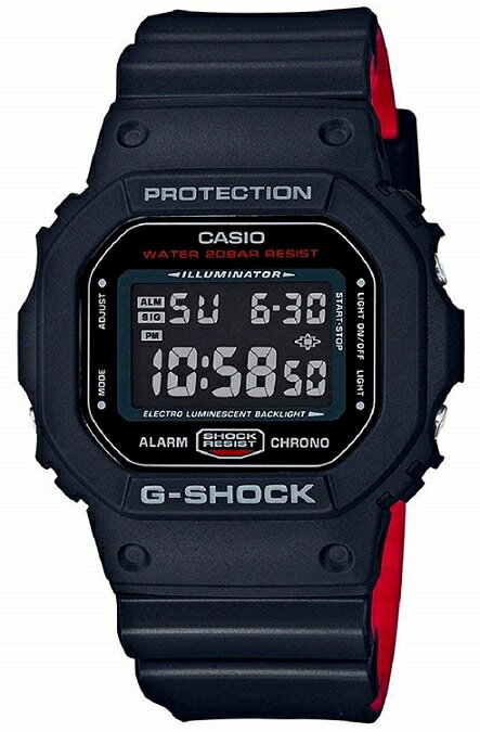 カシオ G-SHOCK 腕時計（メンズ） G-SHOCK CASIO カシオ 腕時計 DW-5600HR-1DR メンズ アウトドア ラッピング無料【並行輸入品】