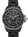 (シャネル) CHANEL J12 ダイヤ 腕時計 H1625 ブラック レディース [並行輸入品]