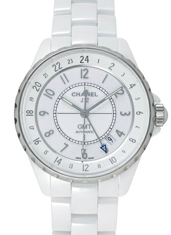 (シャネル) CHANEL J12 マットブラックGMT H3103 ホワイト文字盤 新品 腕時計 メンズ 並行輸入品