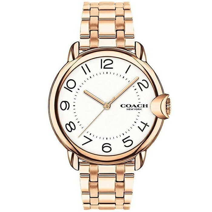 Rakuten - COACH レディース Arden ホワイト アナログ ブレスレット 14503598 腕時計 [並行輸入品]